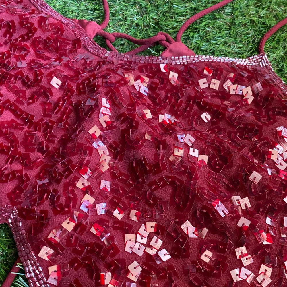 Red Sequin Top - Picture 3 of 16